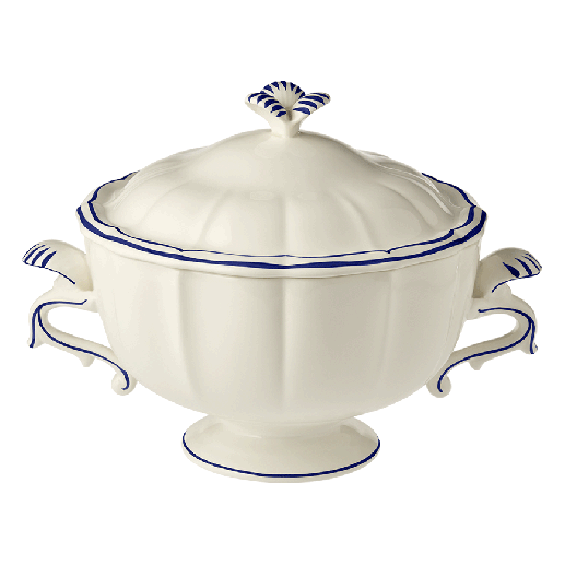 Soup tureen - Filet Cobalt