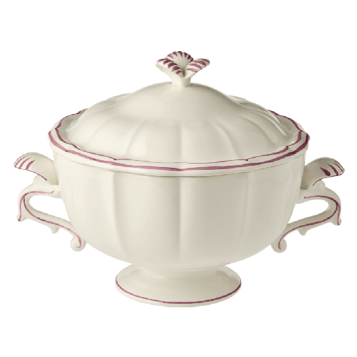 soupière filet pivoine