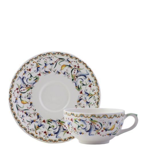 Box of 2 breakfast cups & saucers - Toscana