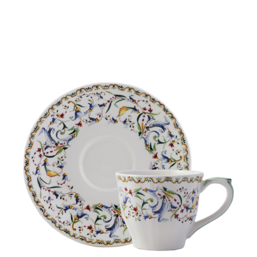 Box of 2 Us tea cups & saucers - Toscana