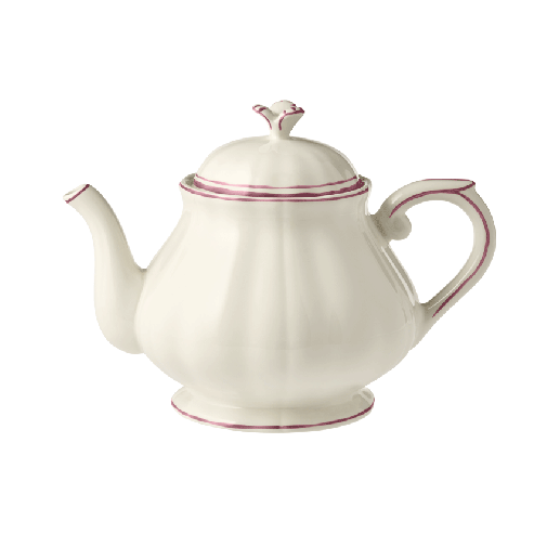 théière filet pivoine