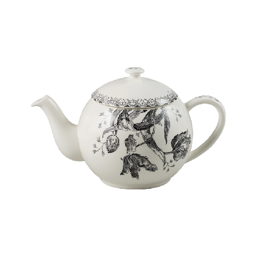 Teapot - Tulipes Noires - 1 L 10. H 14 cm