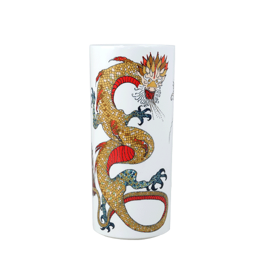 Cylinder vase Dragon - La prestic ouiston