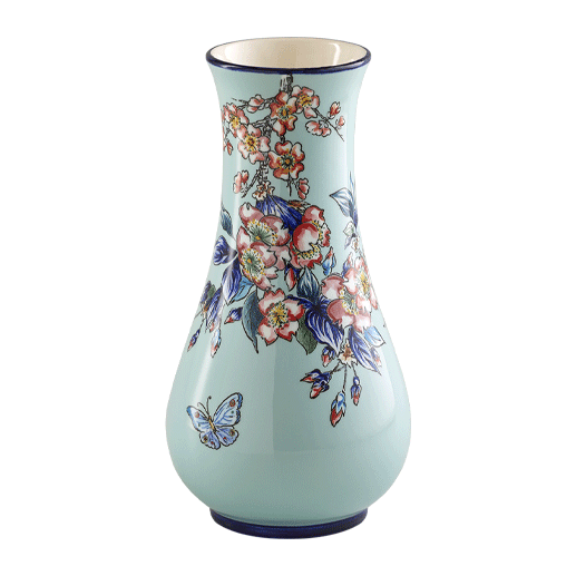 Small Musée vase - Jardin de Kyoto - H 26 cm. Ø 13,5 cm