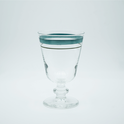 Set of 4 large wine glasses Bayadère