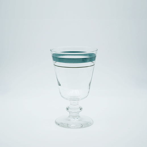 Set of 4 small wine glasses Bayadère