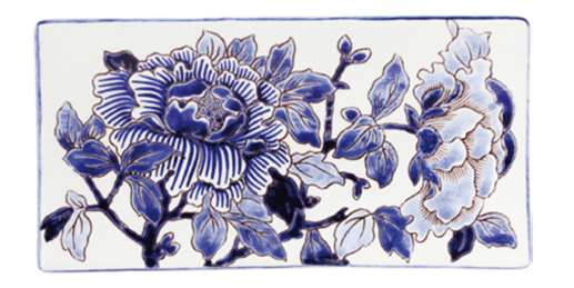 vide-poches Pivoines Bleues