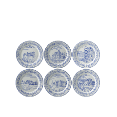 Box of 6 coasters assorted - Châteaux de la Loire