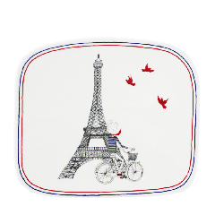 Organic square plate small
