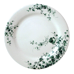 assiette plate extra - Les Oiseaux - inspiré des archives de la Faïencerie de Gien