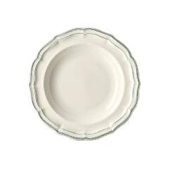 Coffret de 4 assiettes creuses - Filet Céladon