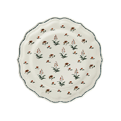 Box of 4 dessert plates - Herbier du Paradis