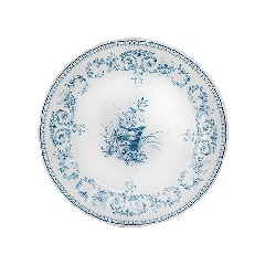 Coffret de 4 assiettes dessert oiseau - Les dépareillées bleu