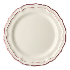 Box of 4 dinner plates - Filet Peony