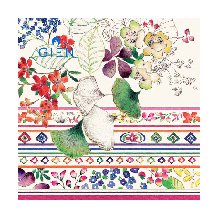 Paquet de 20 serviettes - Bagatelle