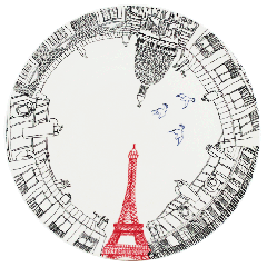 Ça C'est Paris - Plat à gâteaux 