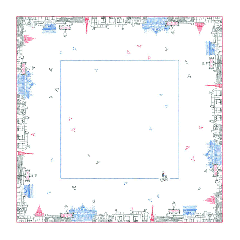 Ça c'est Paris - Nappe 170 x 170