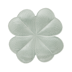 Centre de table Trèfle Céladon - Jour de Chance