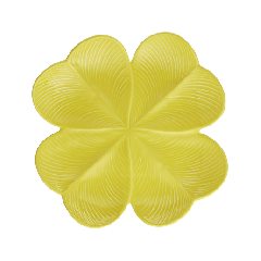 Centre de table Trèfle Citron - Jour de Chance