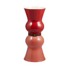 Siam vase Ruby and Terracotta, large