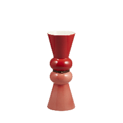 Siam vase Ruby and Terracotta, small