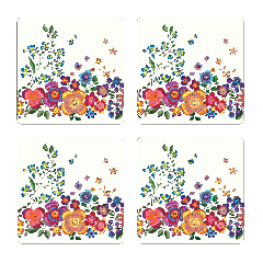 Coffret de 4 dessous de verre - Poésie