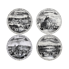 Box of 4 coasters assorted - Endroits remarquables