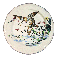 Assiette plate pélican - Grands Oiseaux - Ø 26,3 cm