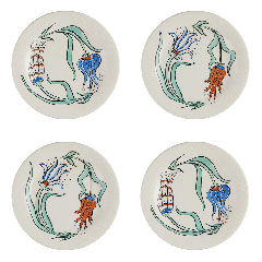 La Favorite assiettes canapés assorties