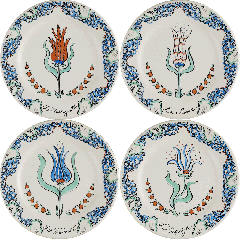 La Favorite assiettes dessert assorties
