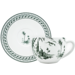 tasse et soucoupe Jumbo Vue d'Orient