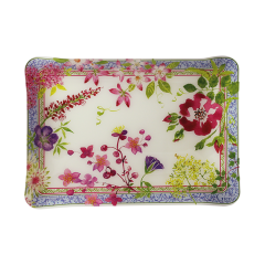 Petit plateau en acrylique - Millefleurs - 37 X 28,3 CM