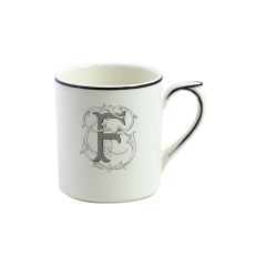 MUG F - Filet Manganèse Monogrammé