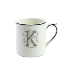 Mug K - Filet Midnight Monogram
