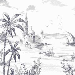 Papier peint panoramique Vues d'Orient Rouleau A