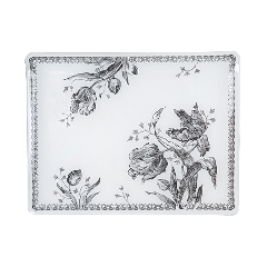 Butter tray - Tulipes