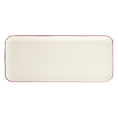 Oblong serving tray - Filet Peony