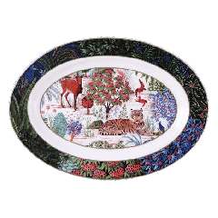 Oval platter - Le Jardin du Palais