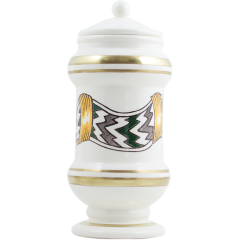 pot à pharmacie or Dominoté