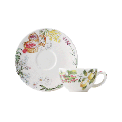 Box of 2 tea cups & saucers - Provence - 16 cl - Ø 15,2 cm