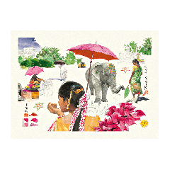 2 sets de table - Route des Indes