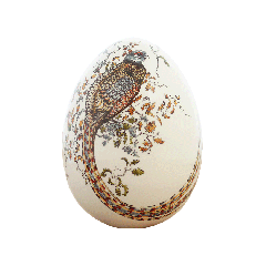 Grand oeuf - Sologne - H 25 cm. Ø 18,5 cm