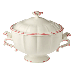 Soup tureen - Filet Coral