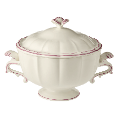 soupière filet pivoine