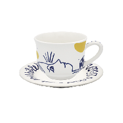 Breakfast cups & saucers L'Archipel sentimental