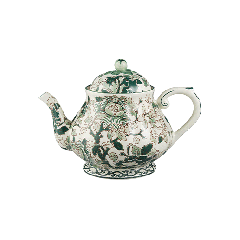 Théière - Pivoines Vertes