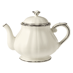 1 théière filet manganèse peint-main - Faïencerie de Gien