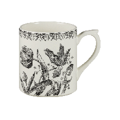 Mug XL - Tulipes Noires - 42 cl. H 10,4 cm