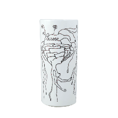 Vase droit moyen modèle Arrose-moi - La prestic ouiston