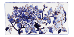 vide-poches Pivoines Bleues